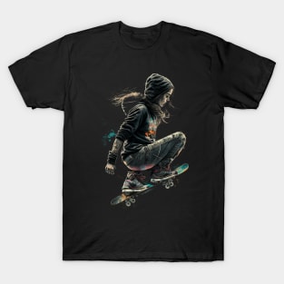 skater girl T-Shirt